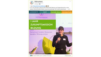 Die Zukunftsmission Bildung auf Social Media